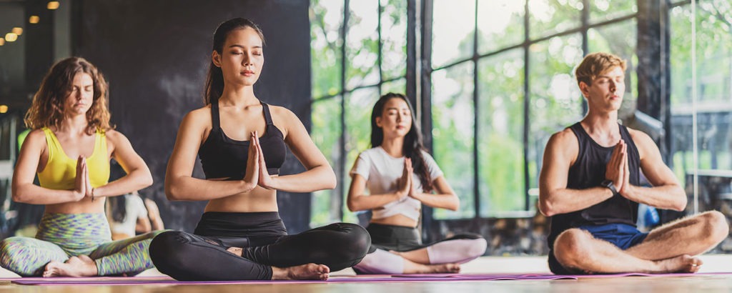 Relaxation with yoga