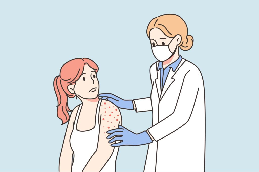 examen médical variole du singe