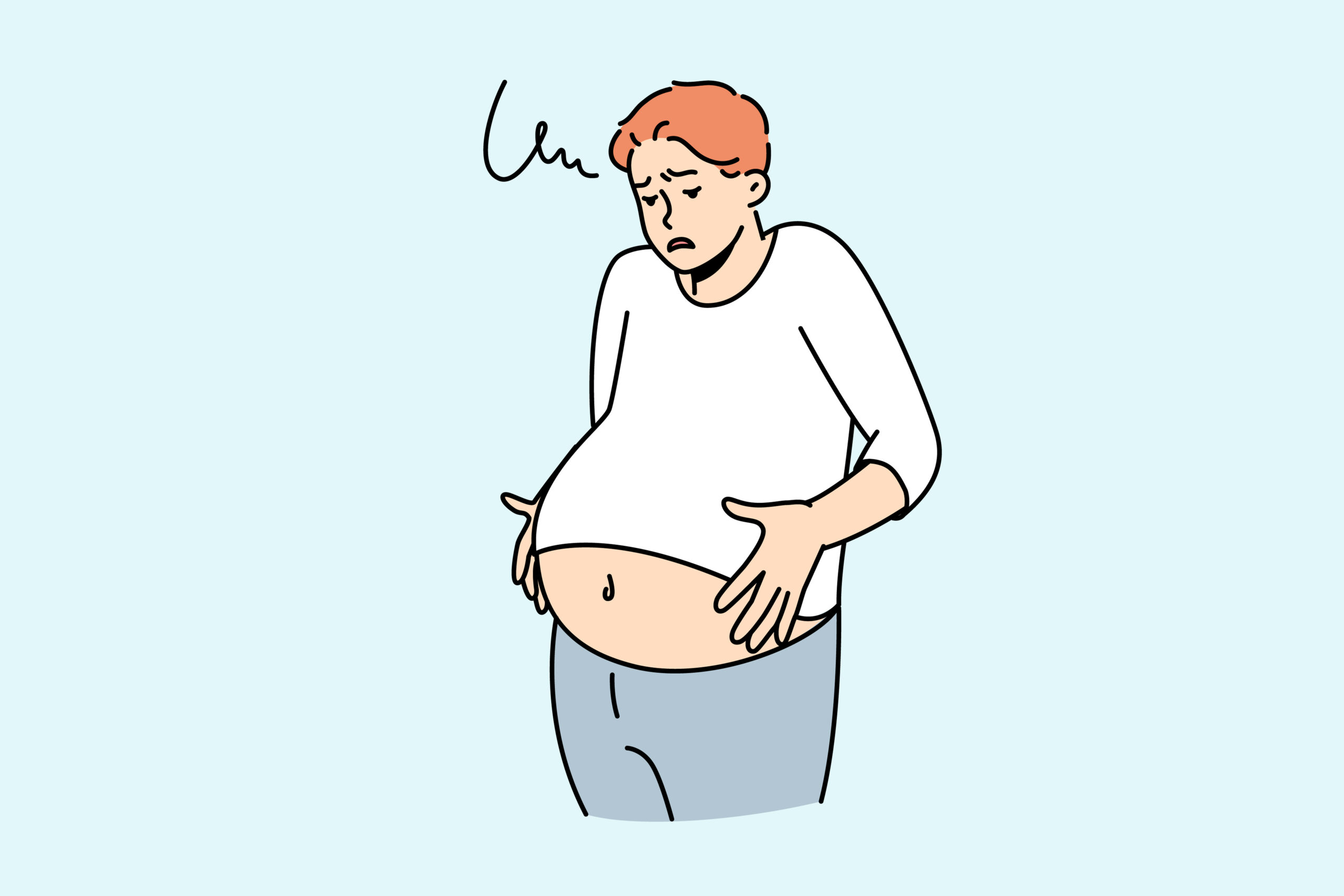 Ballonnements : définition, causes, symptômes, complications et traitements. 