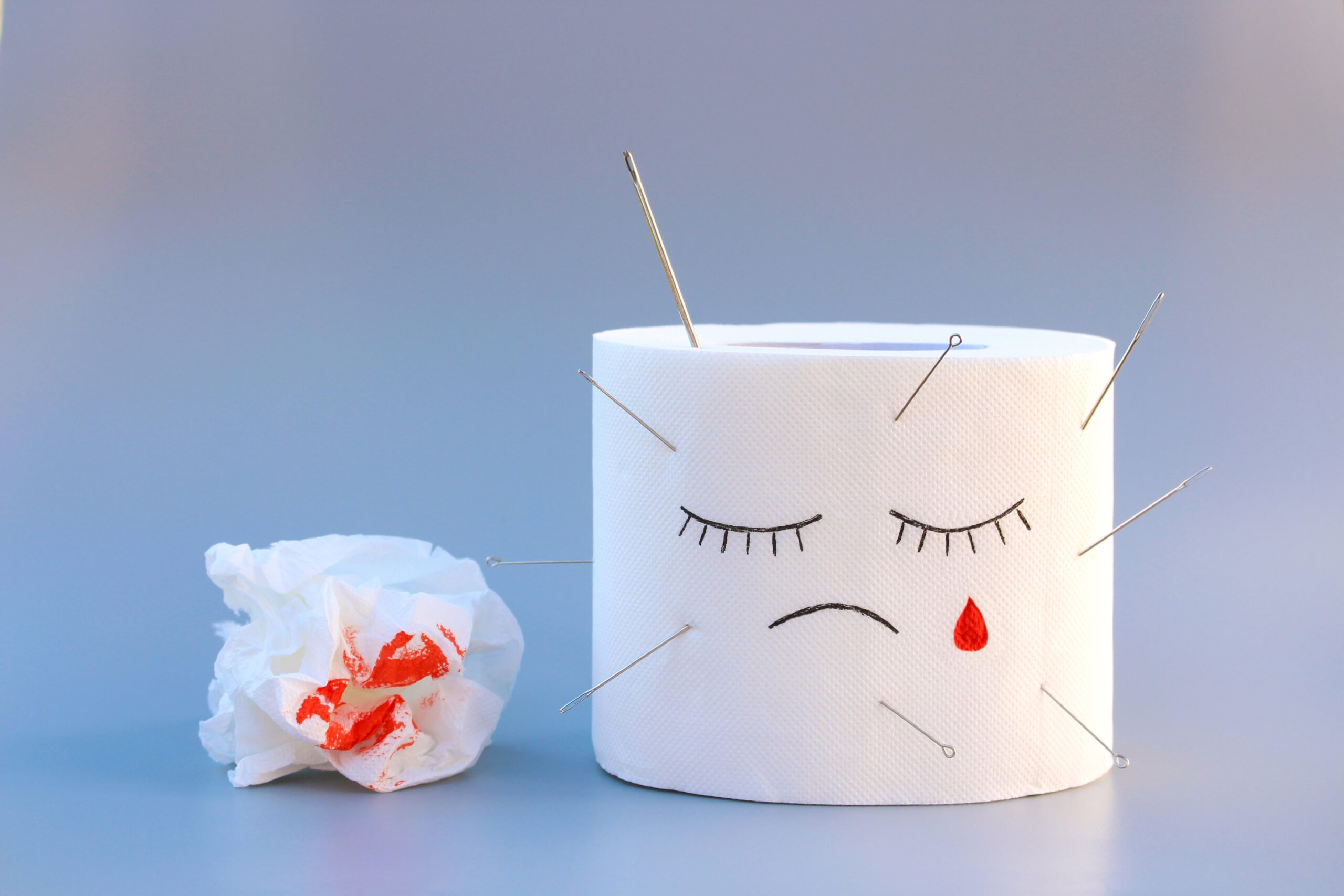 papier-toilette-ensanglante-fissure-anale - Welliecare