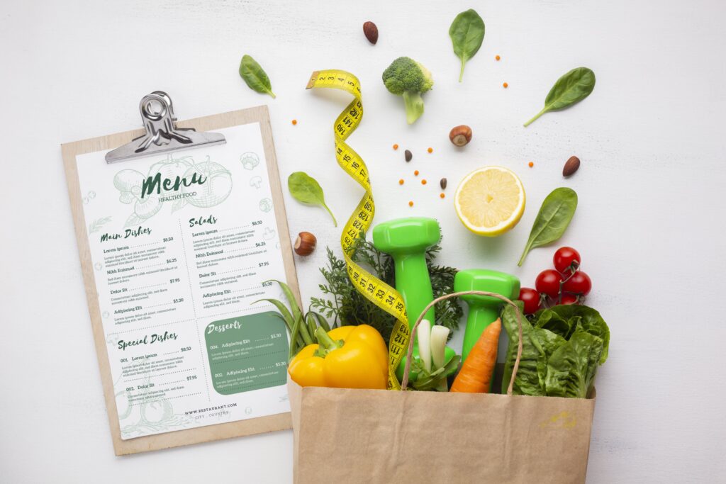 menu diner minceur