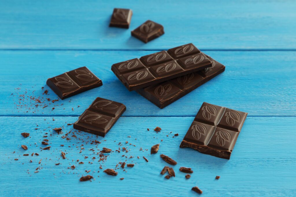 chocolat noir riche en fer