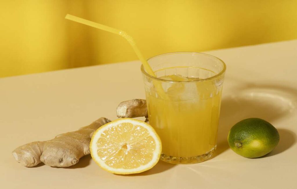Eau Citronnée au Gingembre
