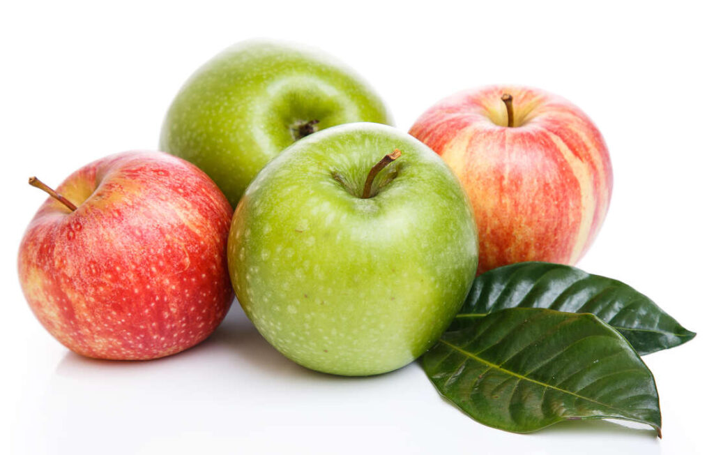 Pomme contenant du fer