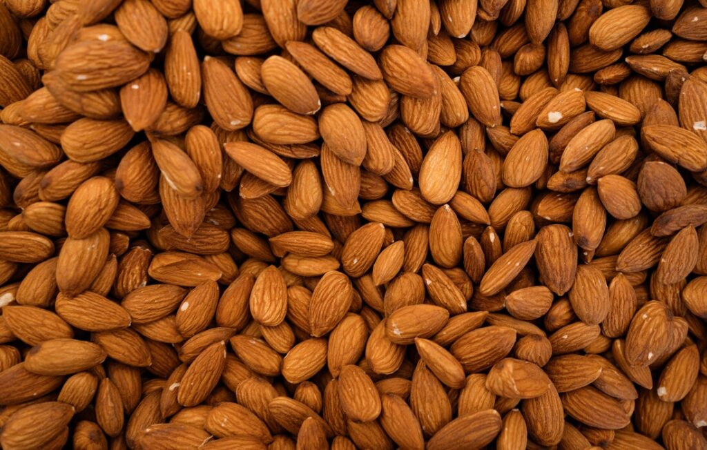 Amandes rempli de magnésium